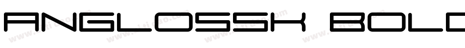 AngloSSK Bold字体转换